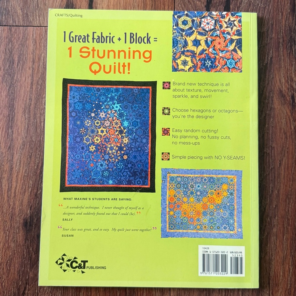 One Block Wonders: One Fabric, One Shape, One-of-a-Kind Quilts -Maxine Rosenthal - Picture 8 of 13